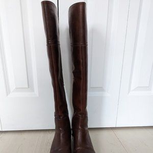 Vince Camuto Leather Riding Boots Size 8